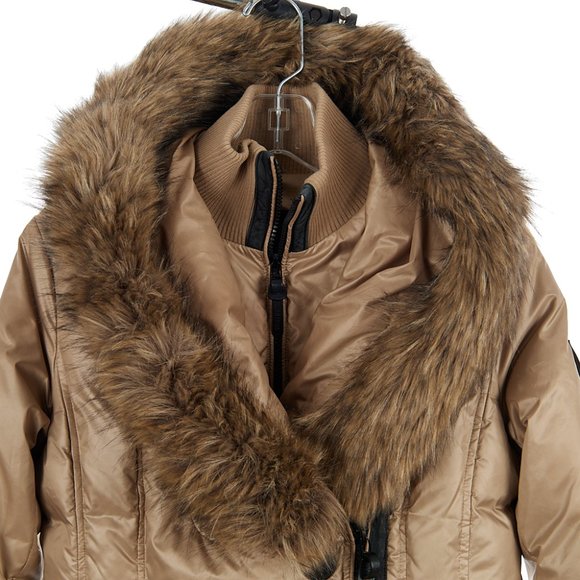 Atelier Noir by Rudsak GDown Puffy Coat in Champagne Women's Medium - Picture 2 of 13